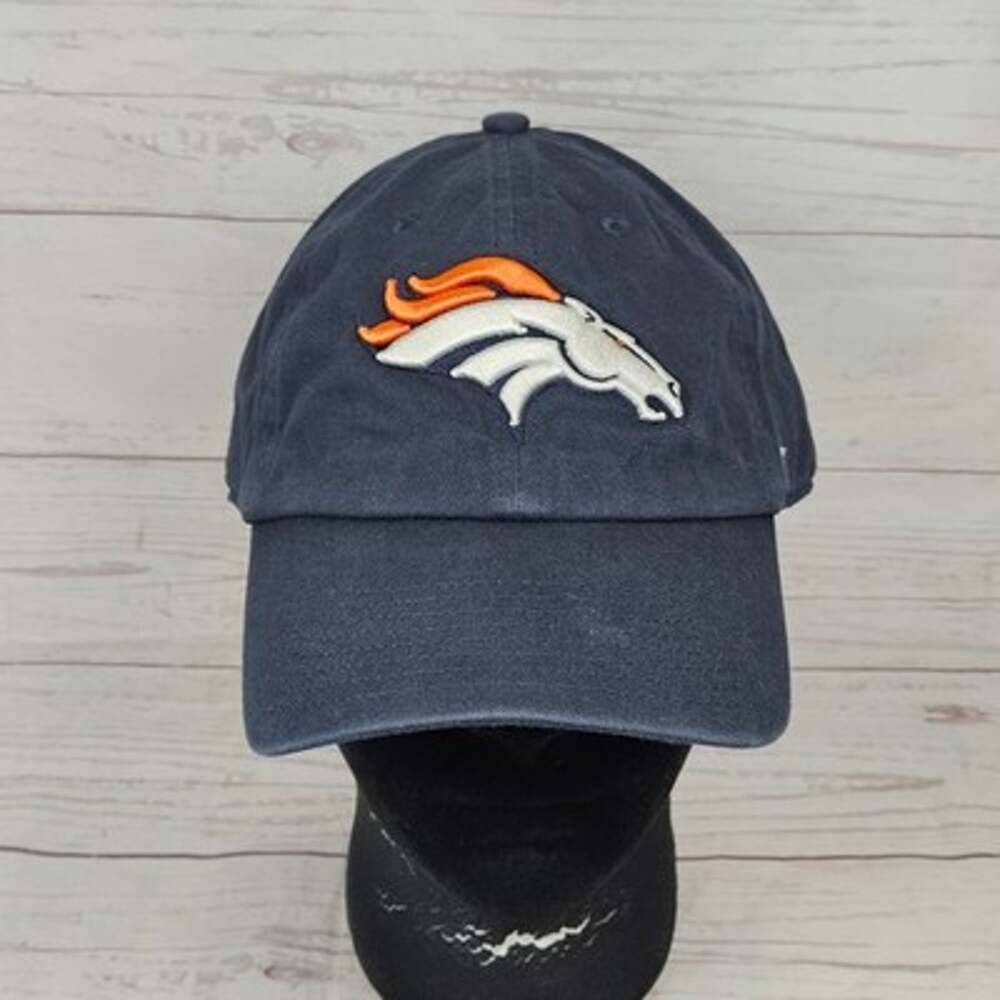 Denver Broncos Hat 47 Brand Navy Blue Baseball Cap One Size Adjustable